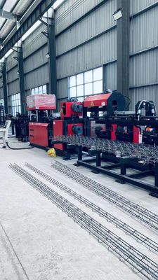 Makkelijk onderhoud Automatische lasmachine voor staalstaaf voor 6-12 mm hoofdstaaf