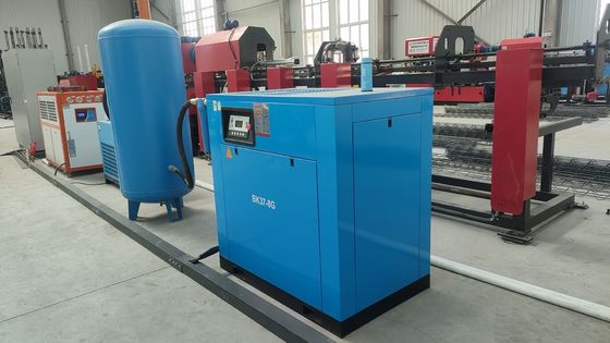 PLC-gecontroleerde elektrische schroefcompressor 37/22kw met laag geluidsniveau